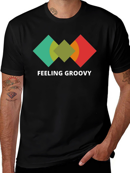 Feeling Groovy Graphic Tee - Retro Style