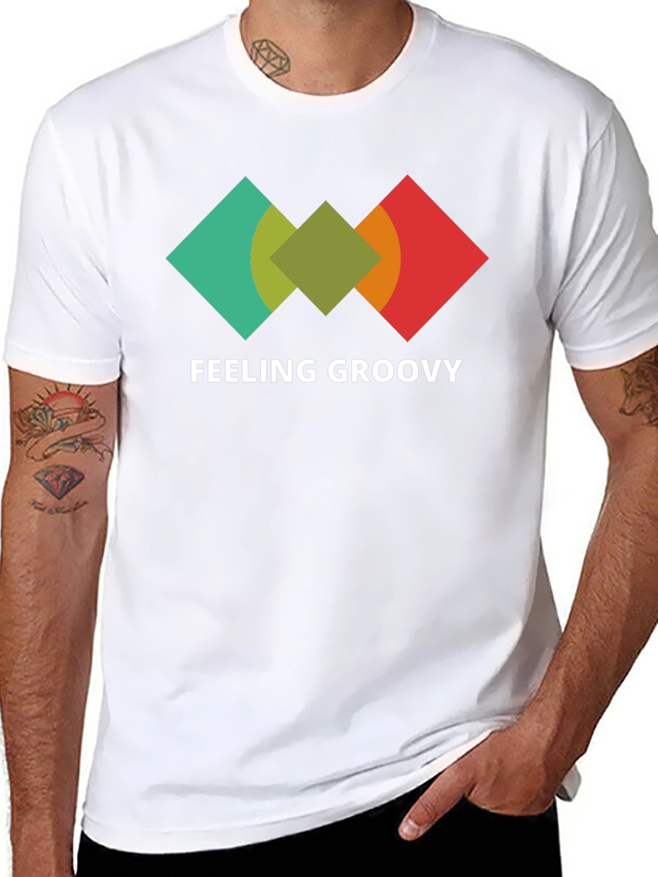Feeling Groovy Graphic Tee - Retro Style