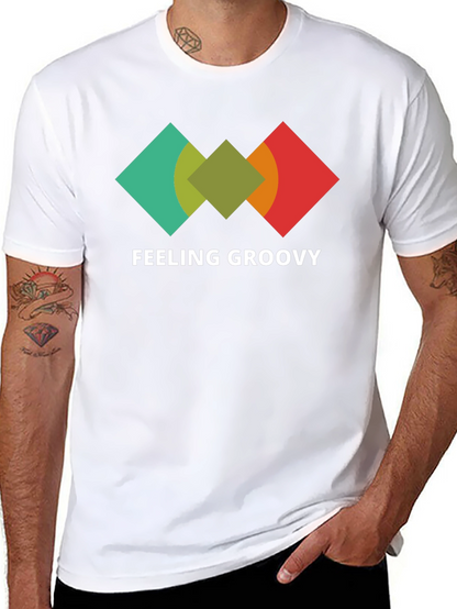 Feeling Groovy Graphic Tee - Retro Style