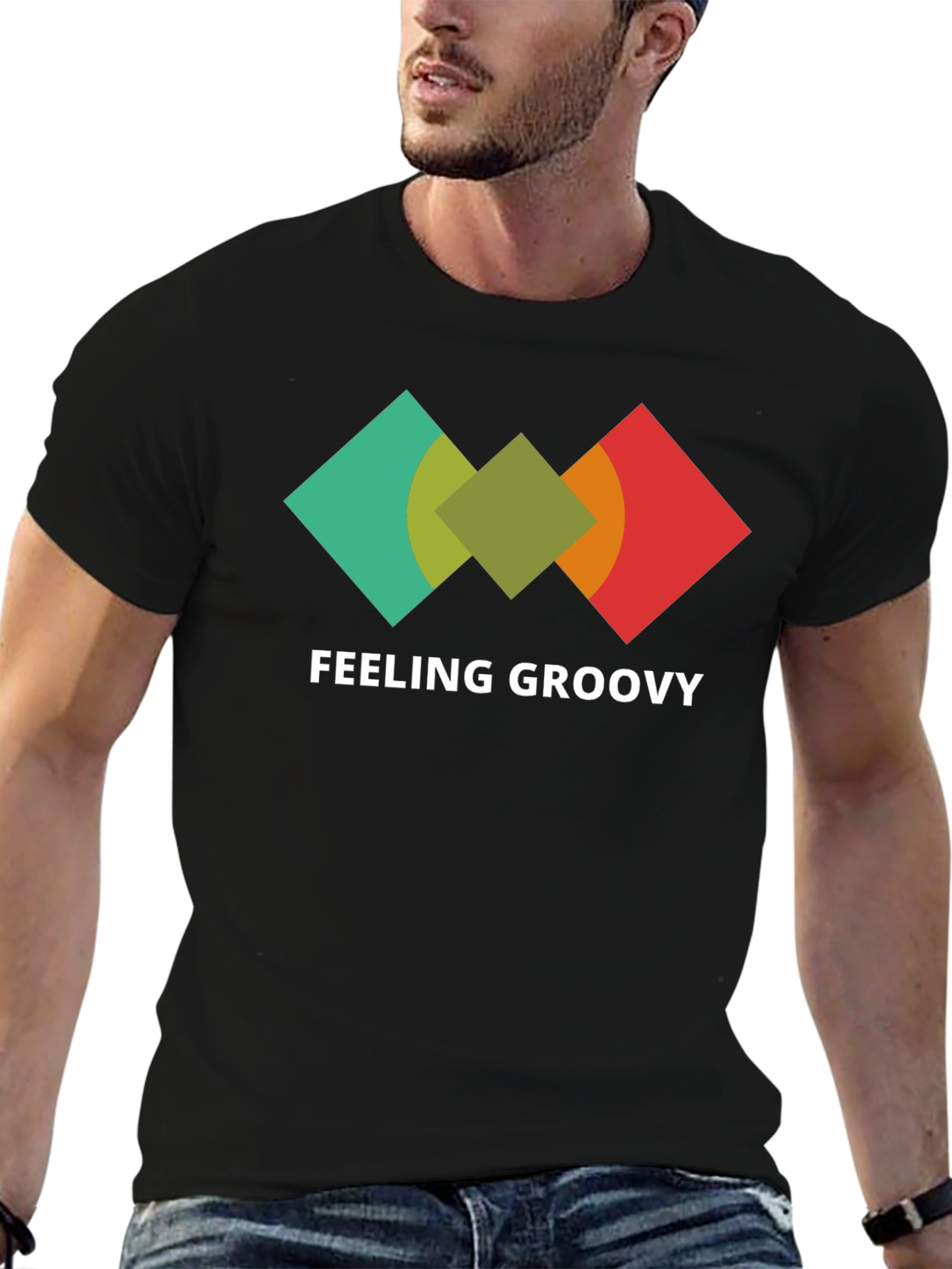 Feeling Groovy Graphic Tee - Retro Style