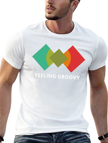Feeling Groovy Graphic Tee - Retro Style