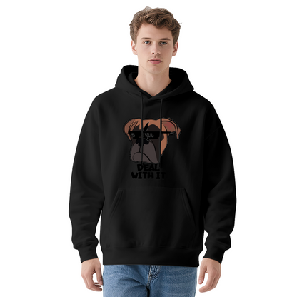 Deal With It Pixel Bulldog Hoodie