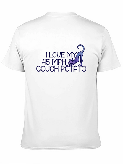 I Love My 45 MPH Couch Potato Black T-Shirt