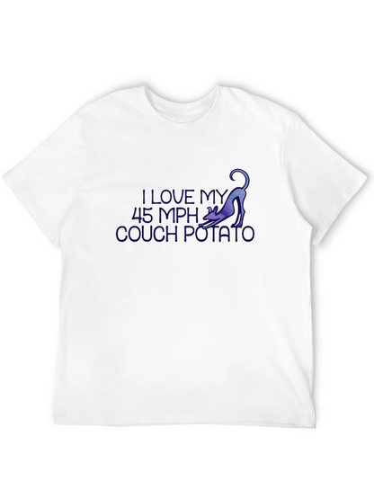 I Love My 45 MPH Couch Potato Black T-Shirt