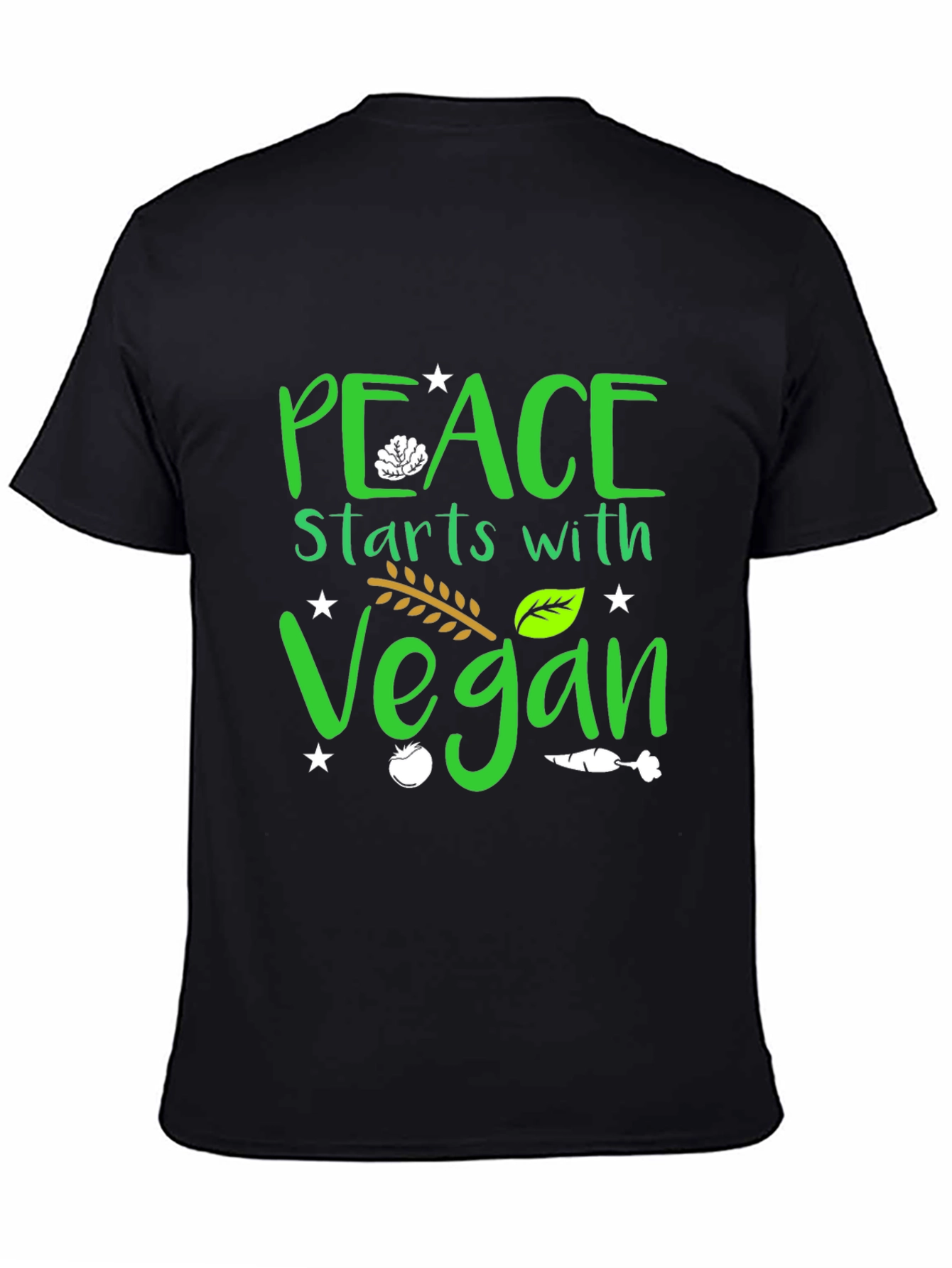Peace Starts with Vegan T-Shirt