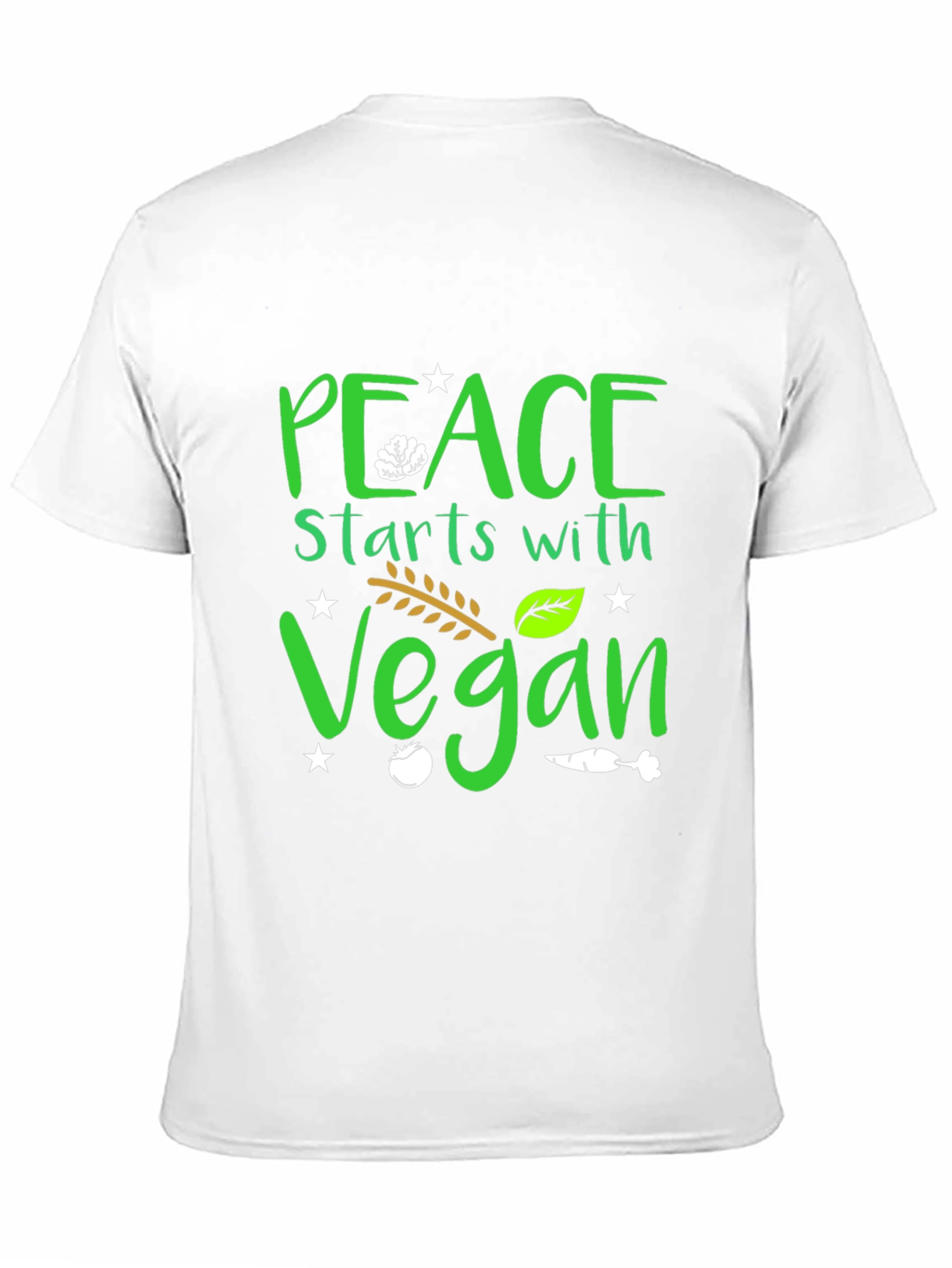 Peace Starts with Vegan T-Shirt