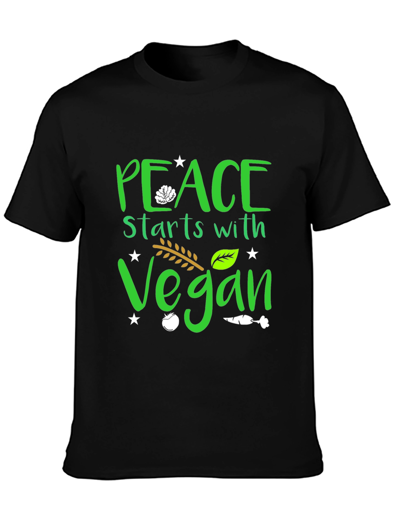Peace Starts with Vegan T-Shirt
