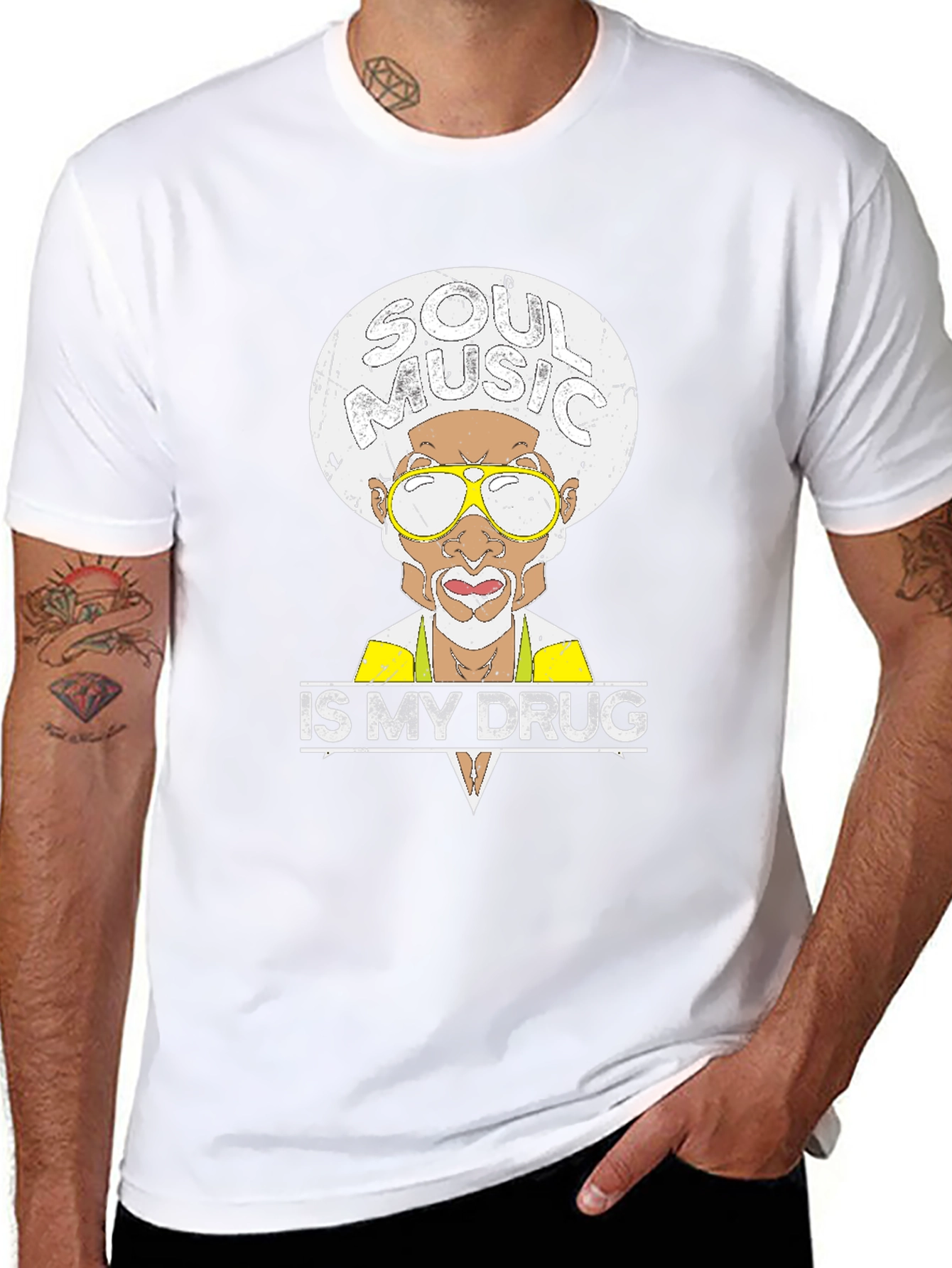 Soul Music Is My Drug Graphic T-Shirt