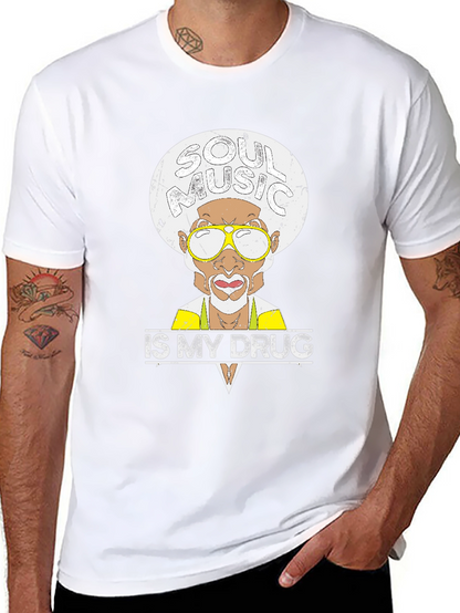 Soul Music Is My Drug Graphic T-Shirt