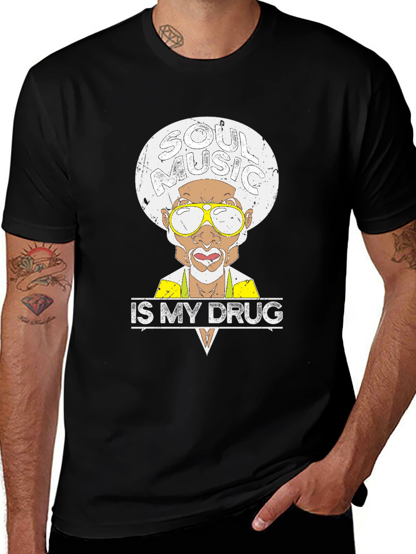 Soul Music Is My Drug Graphic T-Shirt