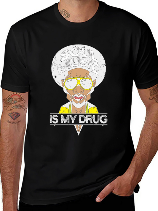 Soul Music Is My Drug Graphic T-Shirt
