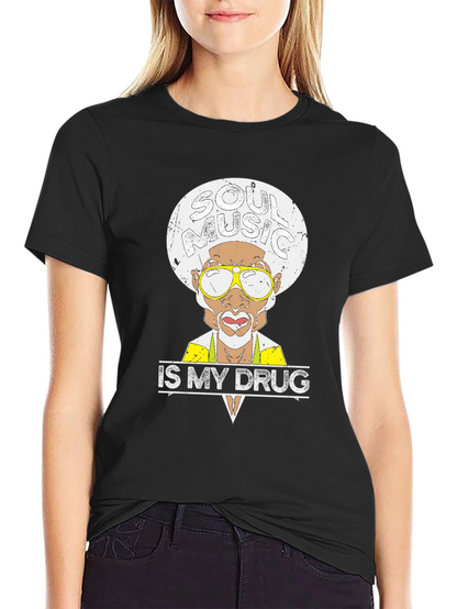Soul Music Is My Drug Graphic T-Shirt