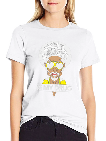 Soul Music Is My Drug Graphic T-Shirt