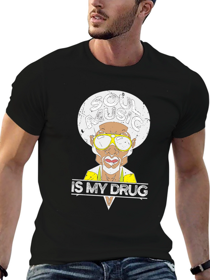 Soul Music Is My Drug Graphic T-Shirt