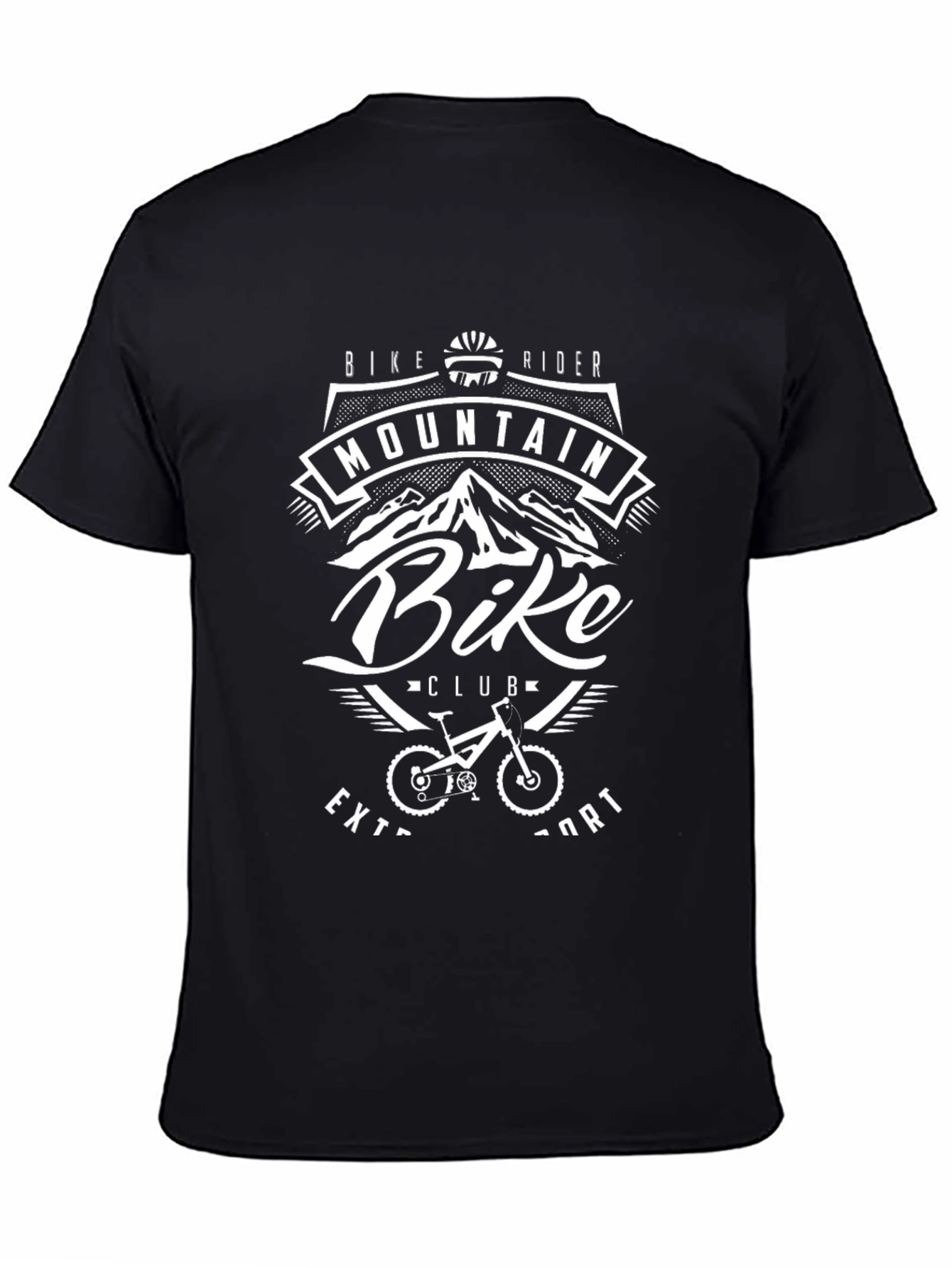 Mountain Bike Club Black T-Shirt