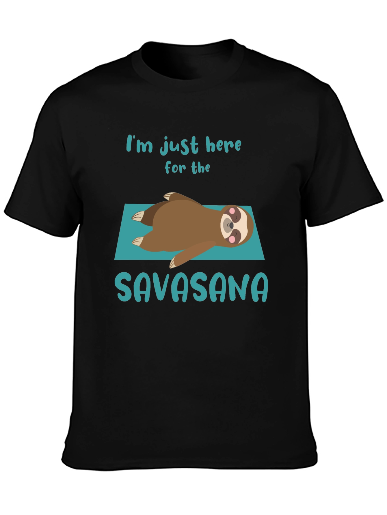 Savasana Sloth T-Shirt - Relaxation Yoga Tee