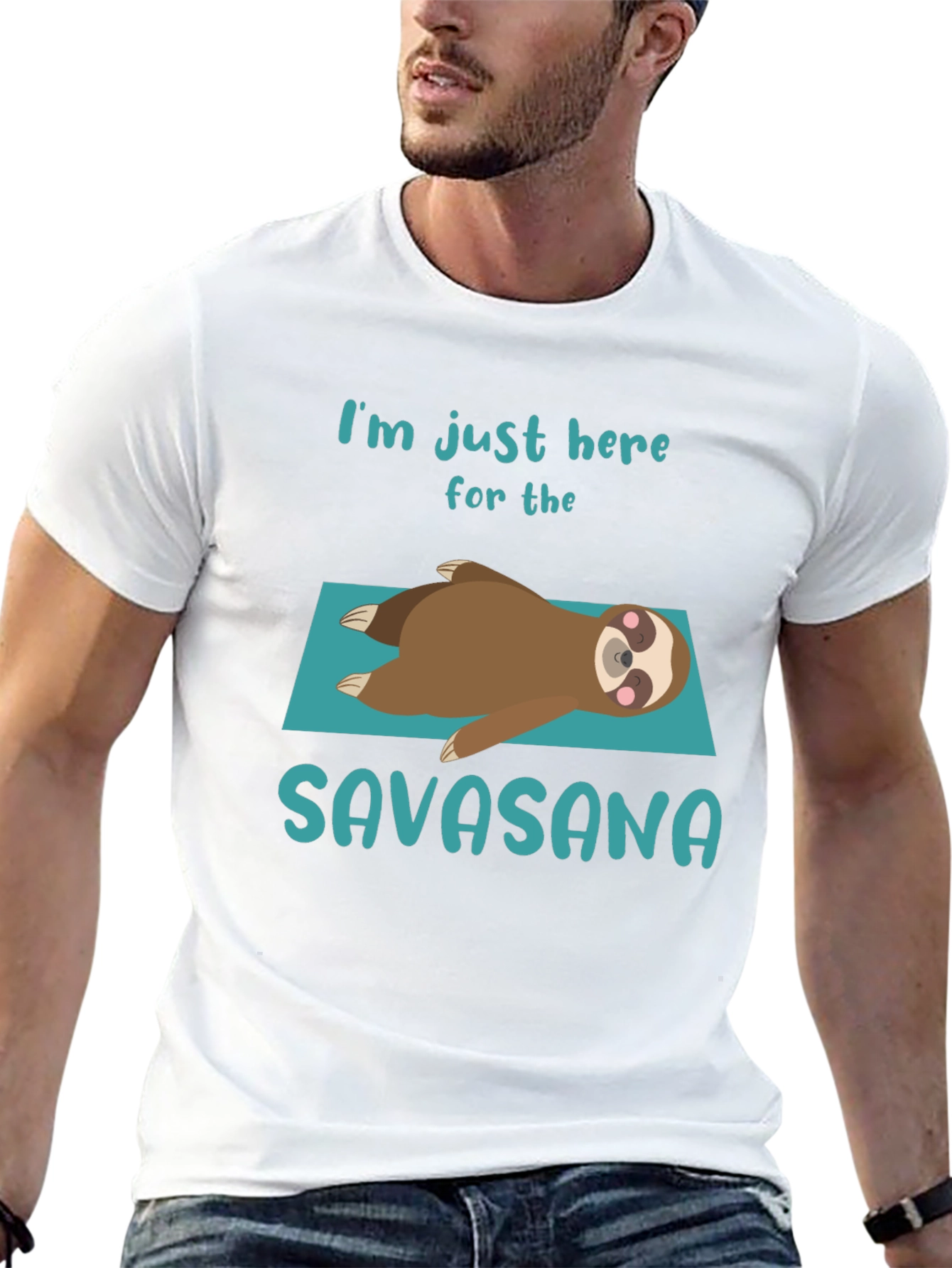 Savasana Sloth T-Shirt - Relaxation Yoga Tee