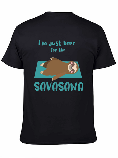 Savasana Sloth T-Shirt - Relaxation Yoga Tee