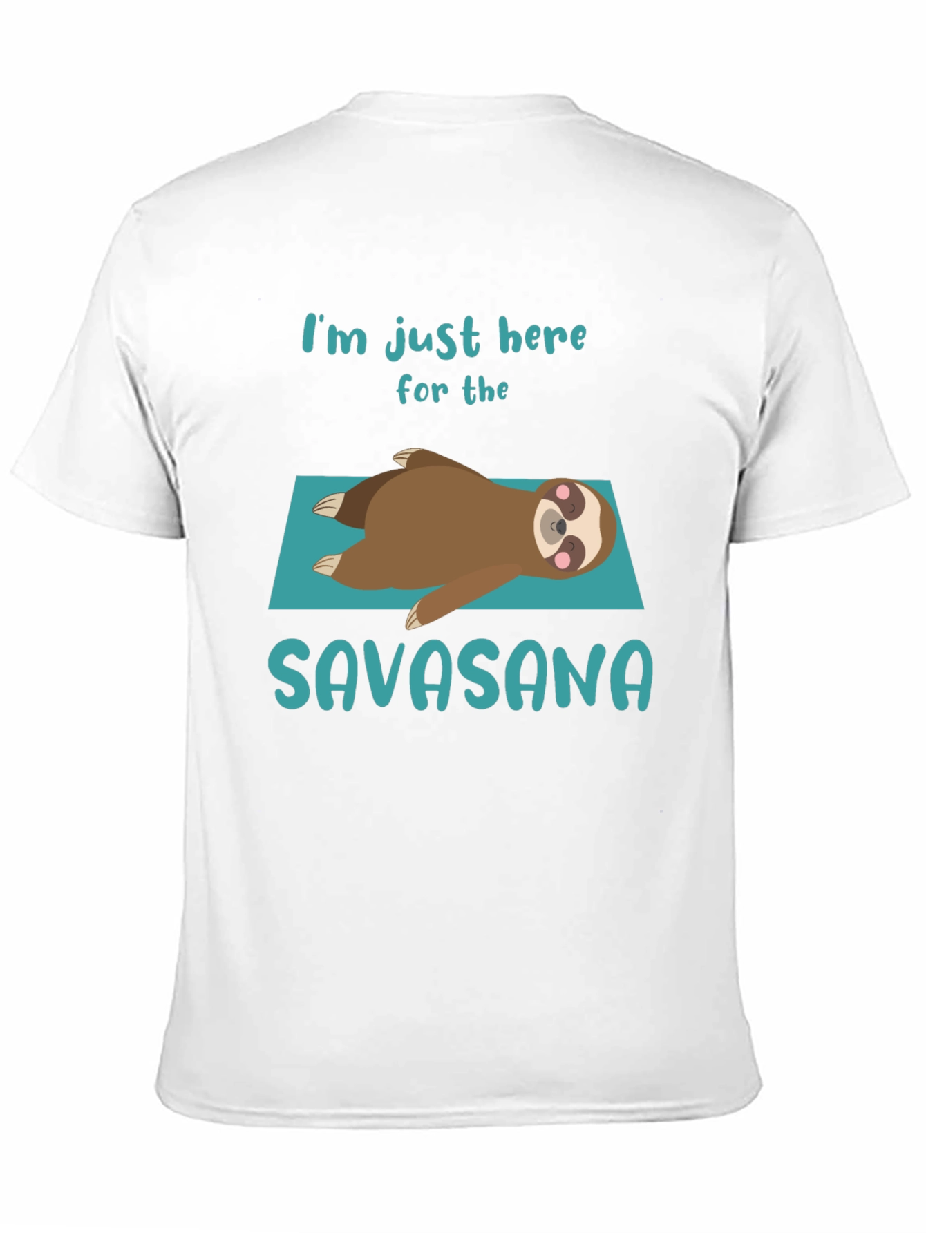 Savasana Sloth T-Shirt - Relaxation Yoga Tee