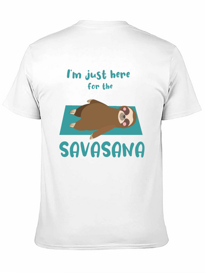 Savasana Sloth T-Shirt - Relaxation Yoga Tee