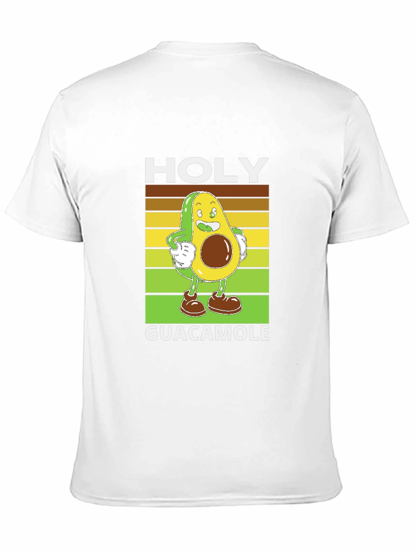 Holy Guacamole Black T-Shirt - Funny Avocado Design