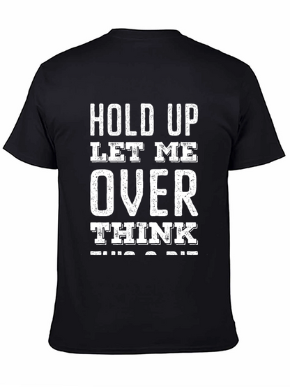 Overthink Black Graphic Tee