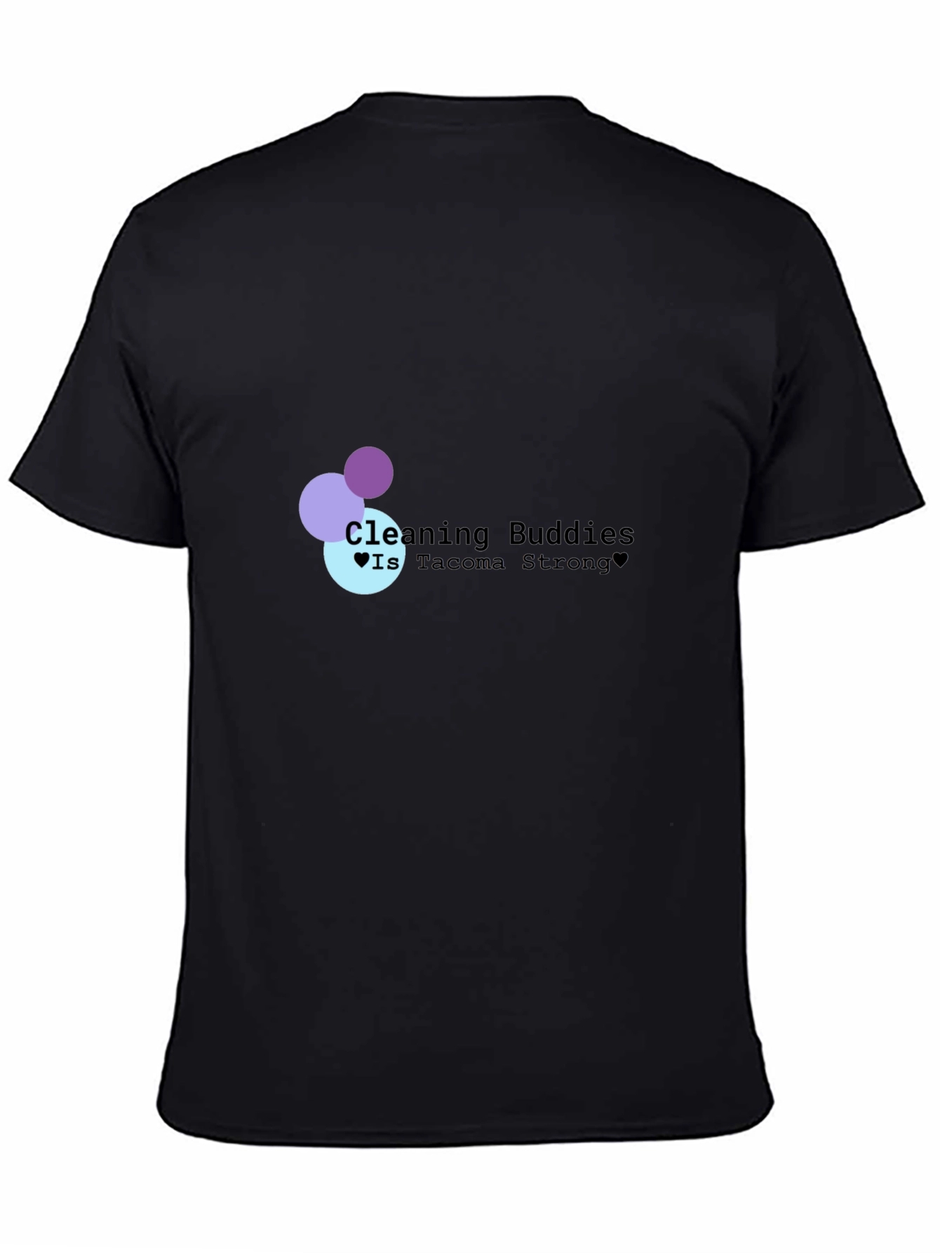Cleaning Buddies Tacoma Strong Black T-Shirt