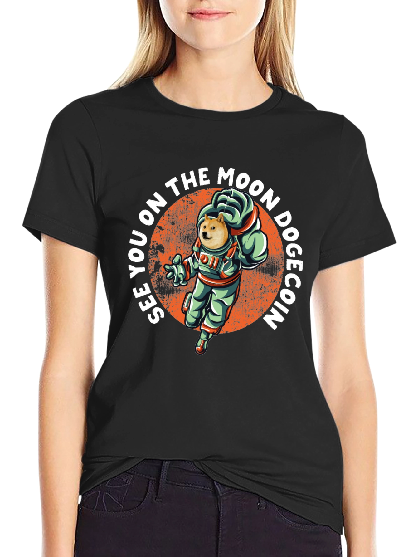 Dogecoin to the Moon T-Shirt