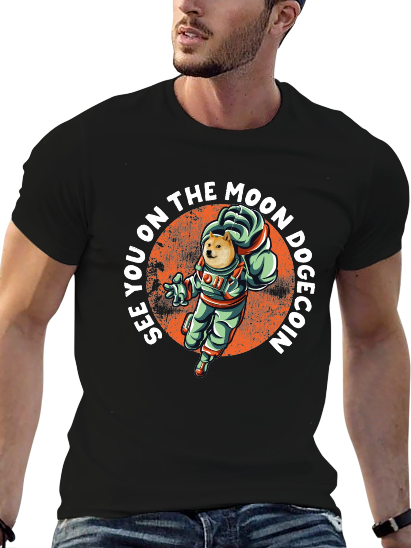 Dogecoin to the Moon T-Shirt