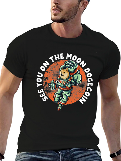 Dogecoin to the Moon T-Shirt