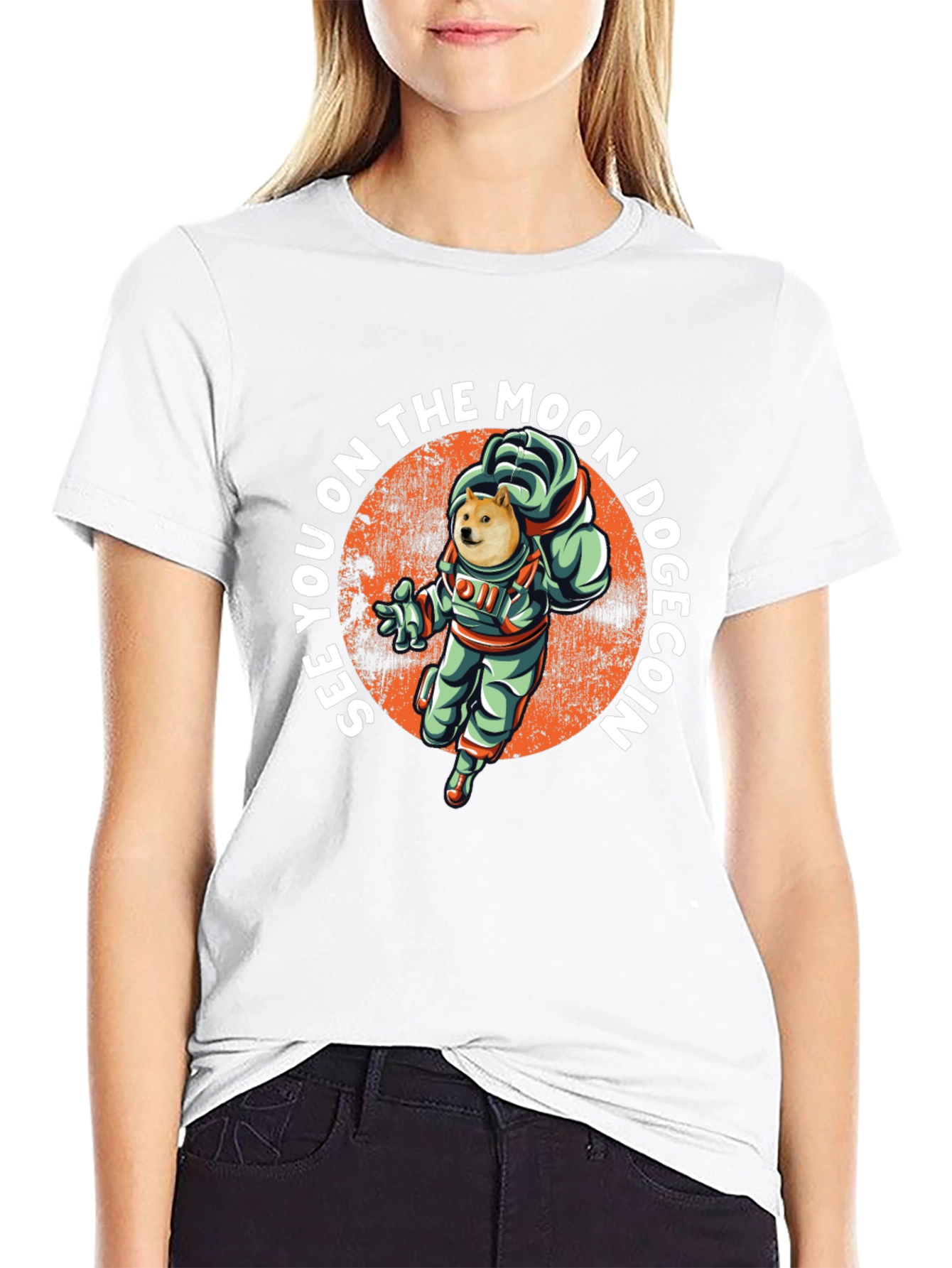 Dogecoin to the Moon T-Shirt