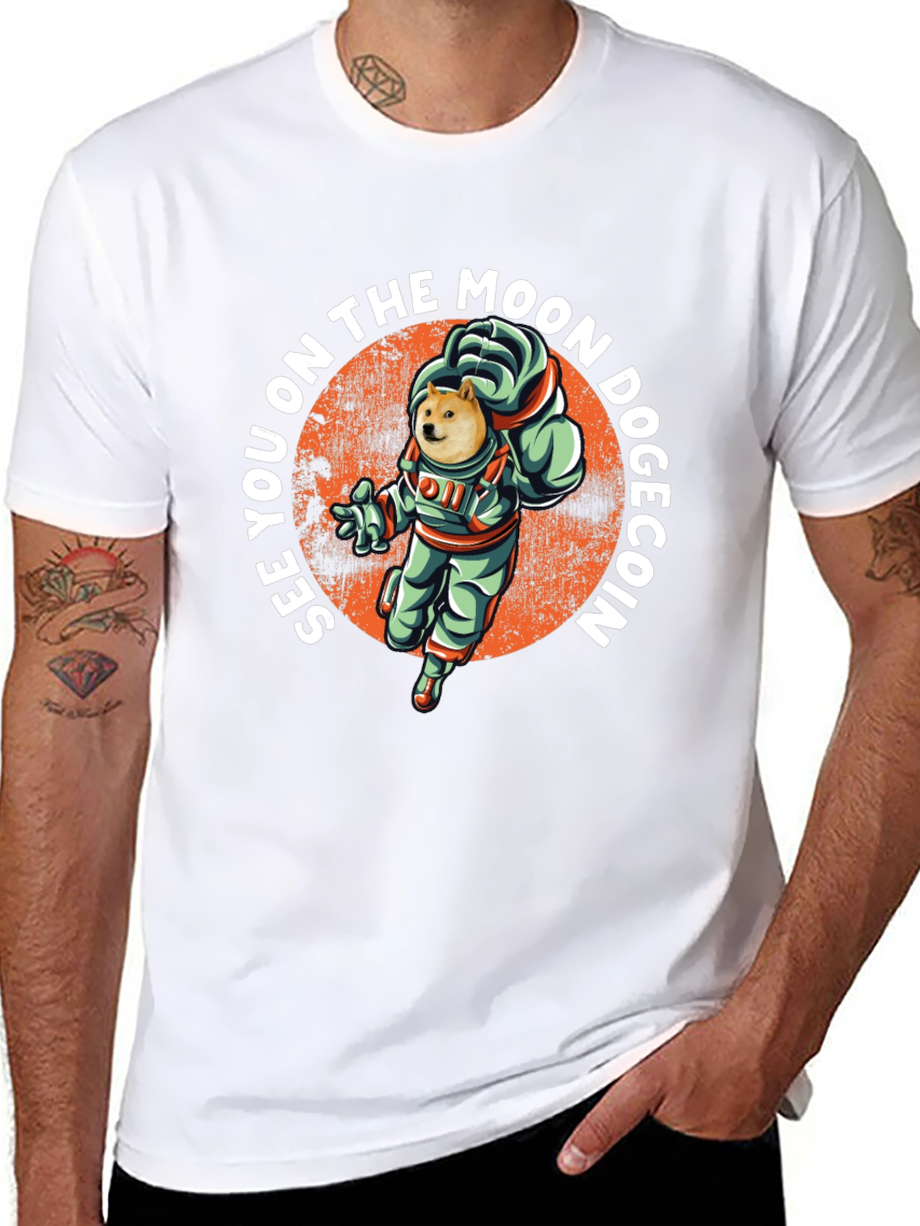 Dogecoin to the Moon T-Shirt