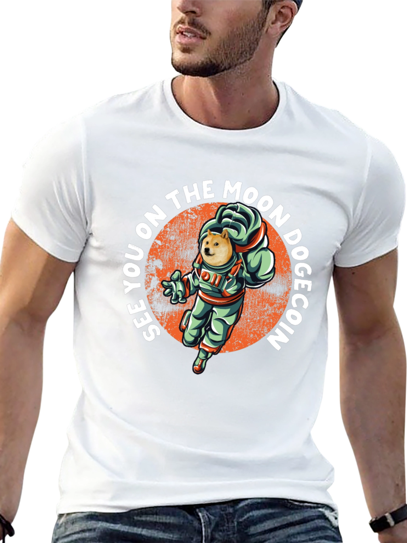 Dogecoin to the Moon T-Shirt