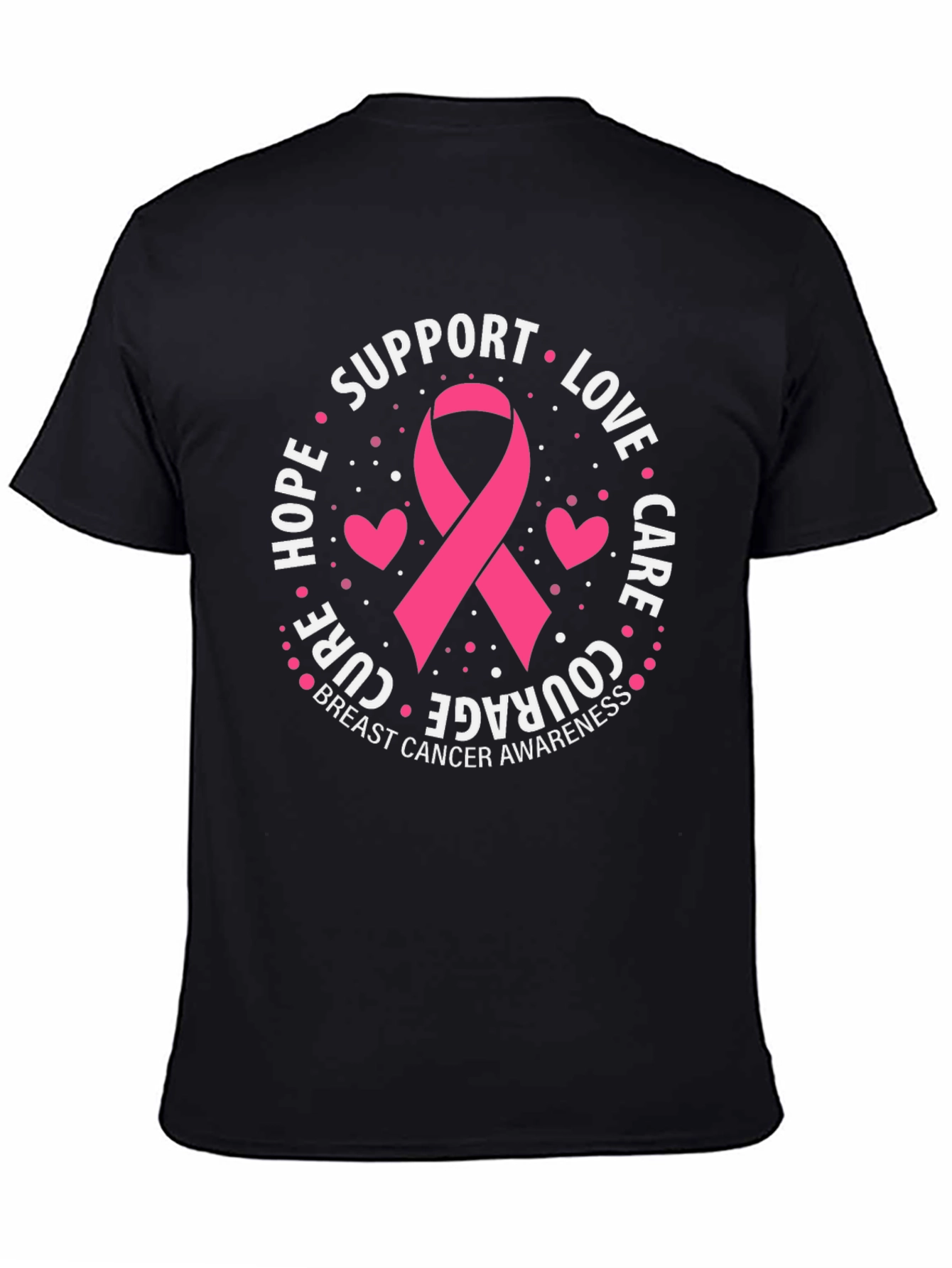Breast Cancer Awareness Support Ribbon T-Shirt