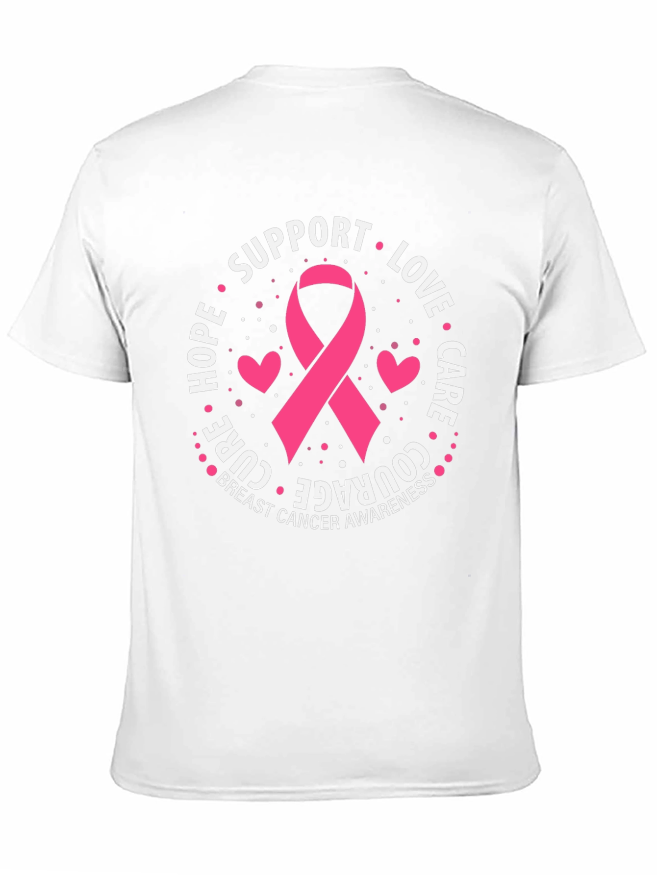 Breast Cancer Awareness Support Ribbon T-Shirt