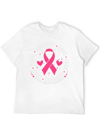 Breast Cancer Awareness Support Ribbon T-Shirt