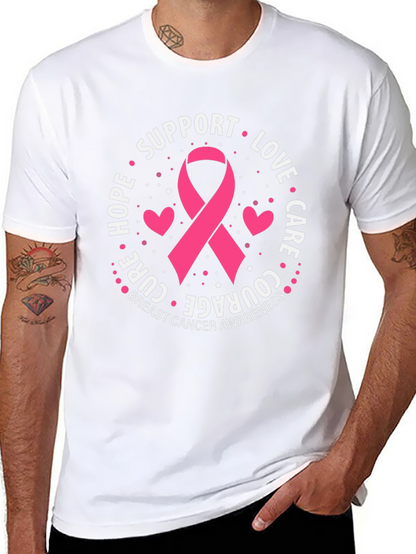 Breast Cancer Awareness Support Ribbon T-Shirt