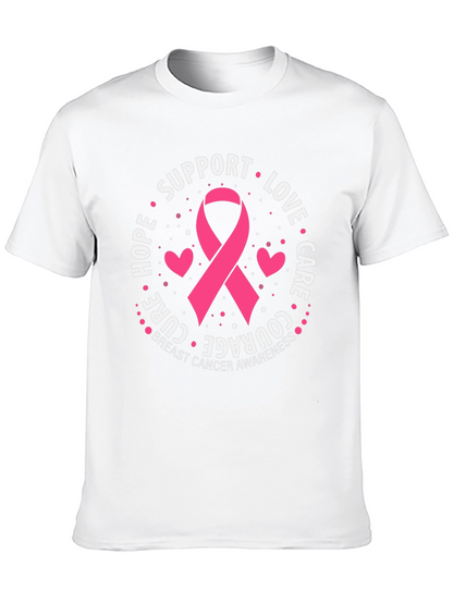 Breast Cancer Awareness Support Ribbon T-Shirt
