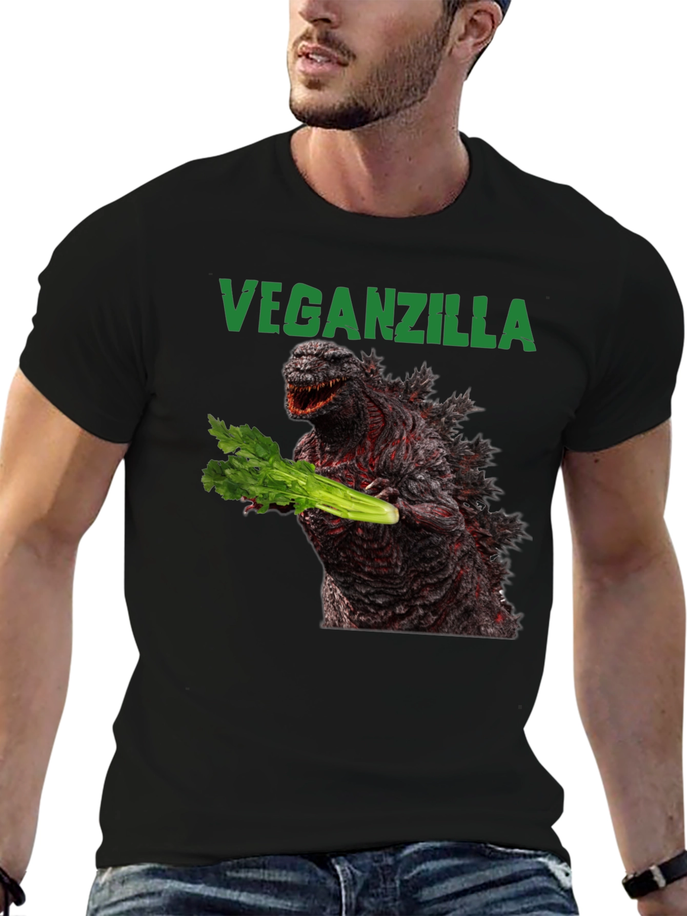 Veganzilla T-Shirt - Vegan Godzilla Tee