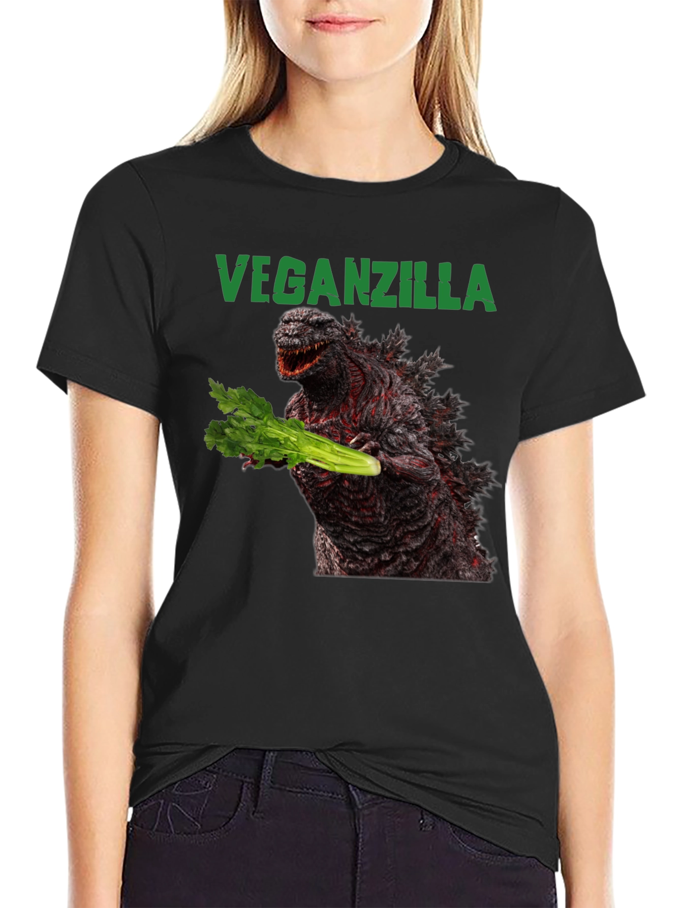Veganzilla T-Shirt - Vegan Godzilla Tee