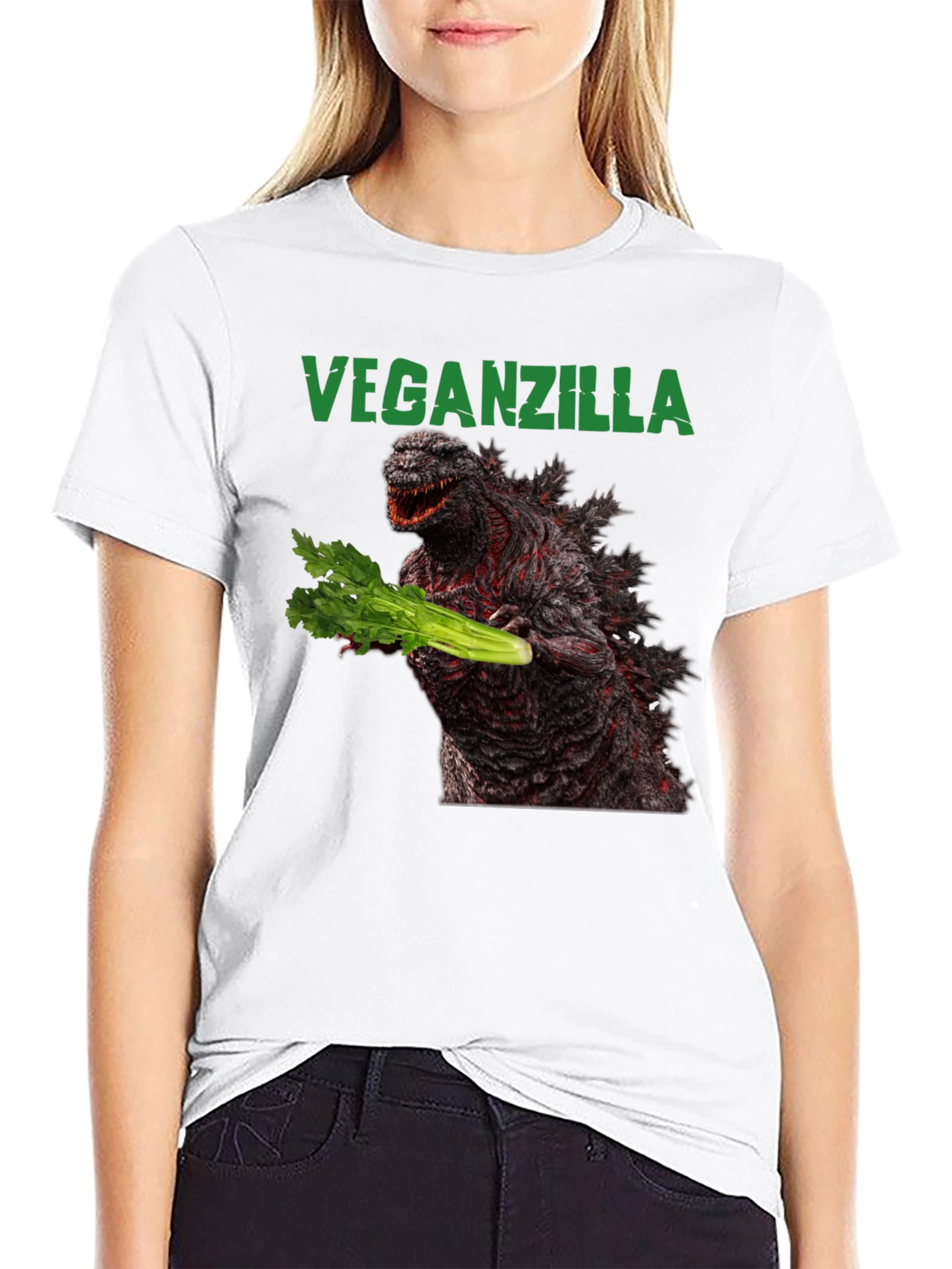 Veganzilla T-Shirt - Vegan Godzilla Tee