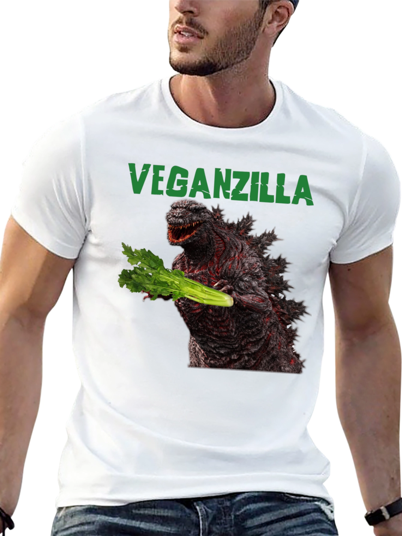Veganzilla T-Shirt - Vegan Godzilla Tee