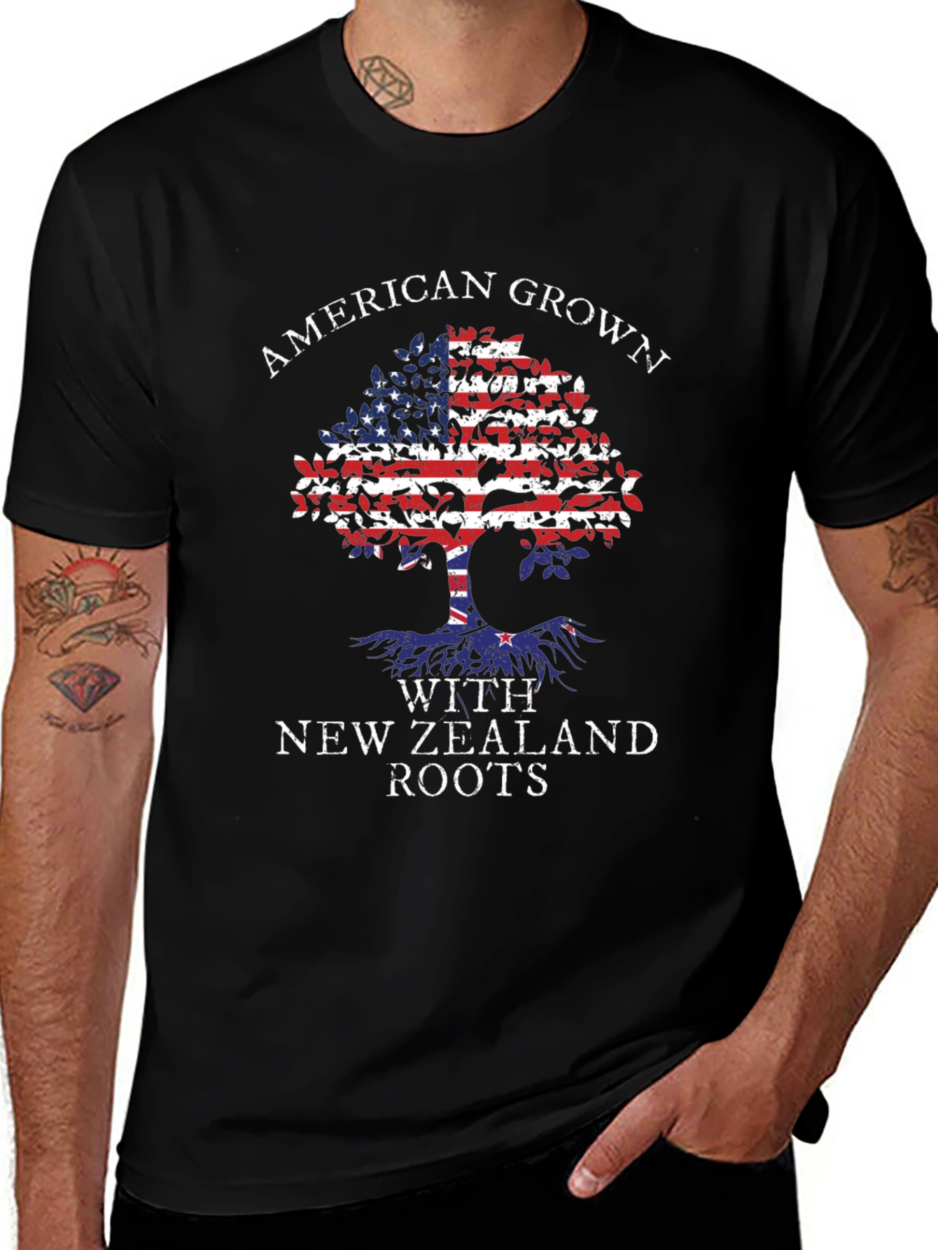 American Grown New Zealand Roots T-Shirt