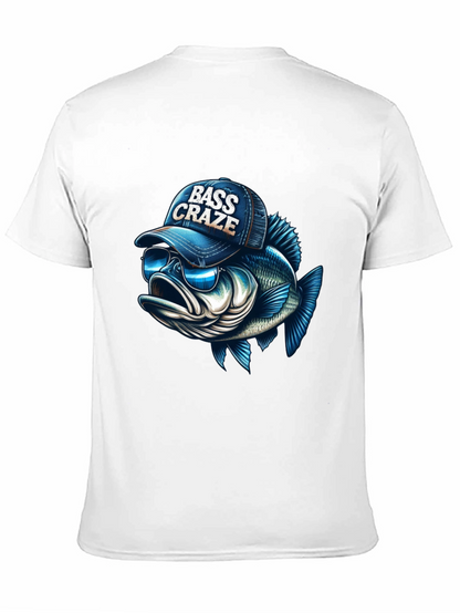 Bass Craze Graphic Tee - Cool Fish Design