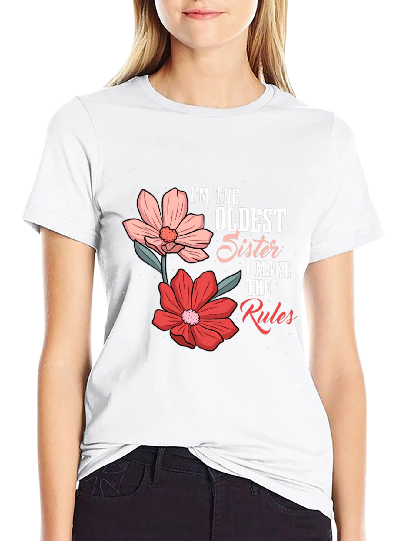 Oldest Sister Rules Graphic Tee