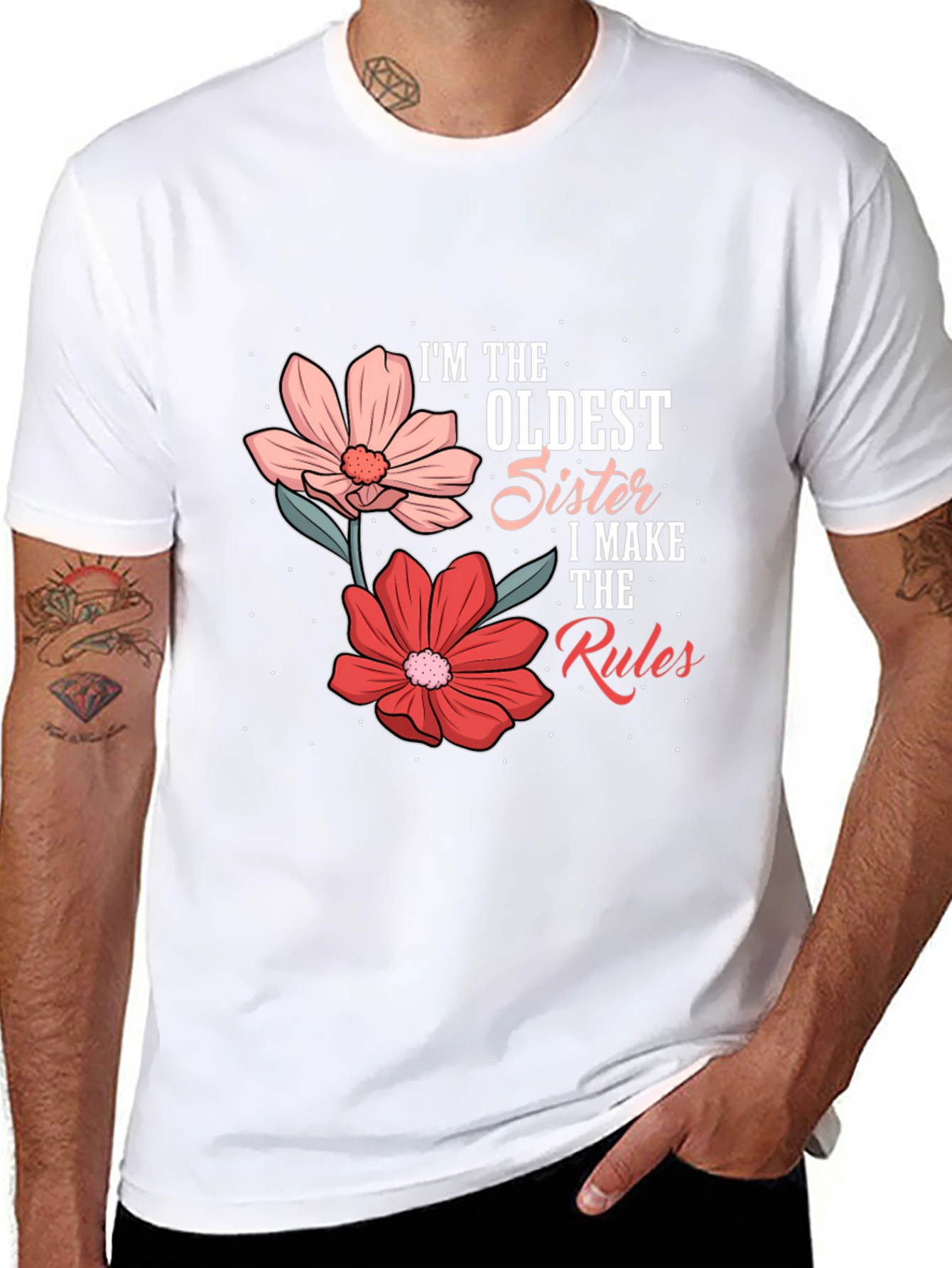 Oldest Sister Rules Graphic Tee
