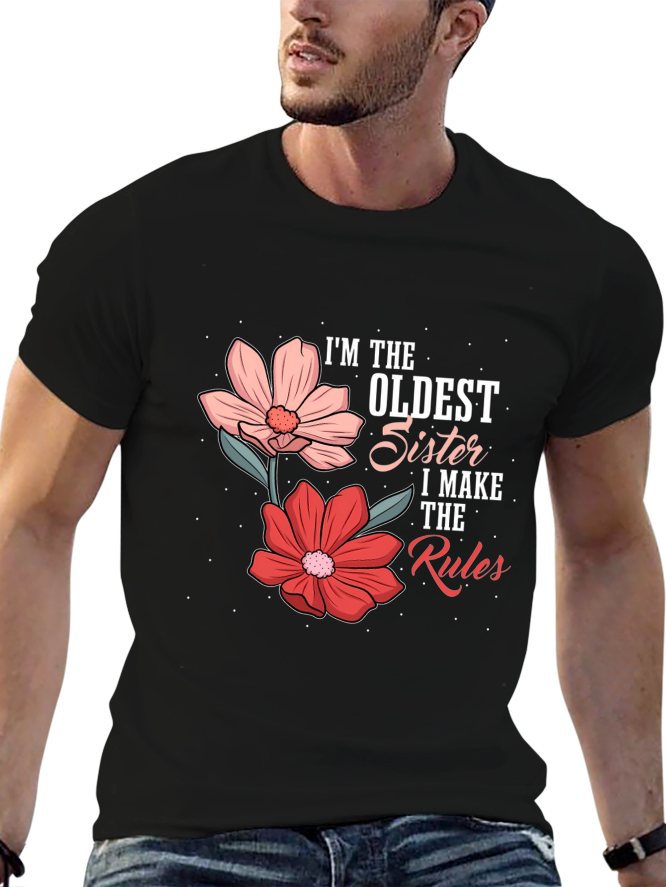Oldest Sister Rules Graphic Tee