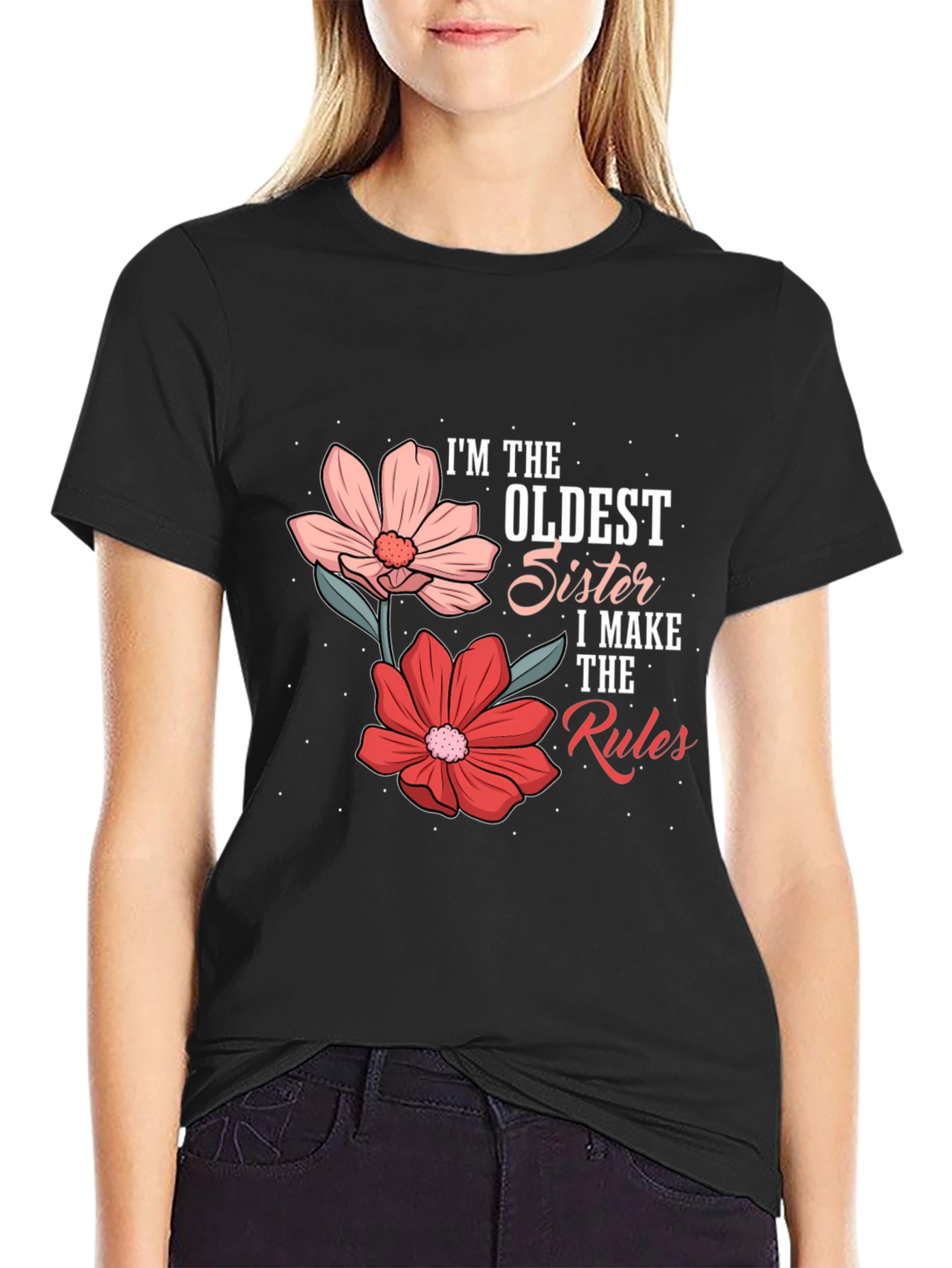 Oldest Sister Rules Graphic Tee