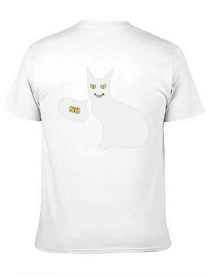 Funny Cat Graphic T-Shirt - Unisex Black Tee