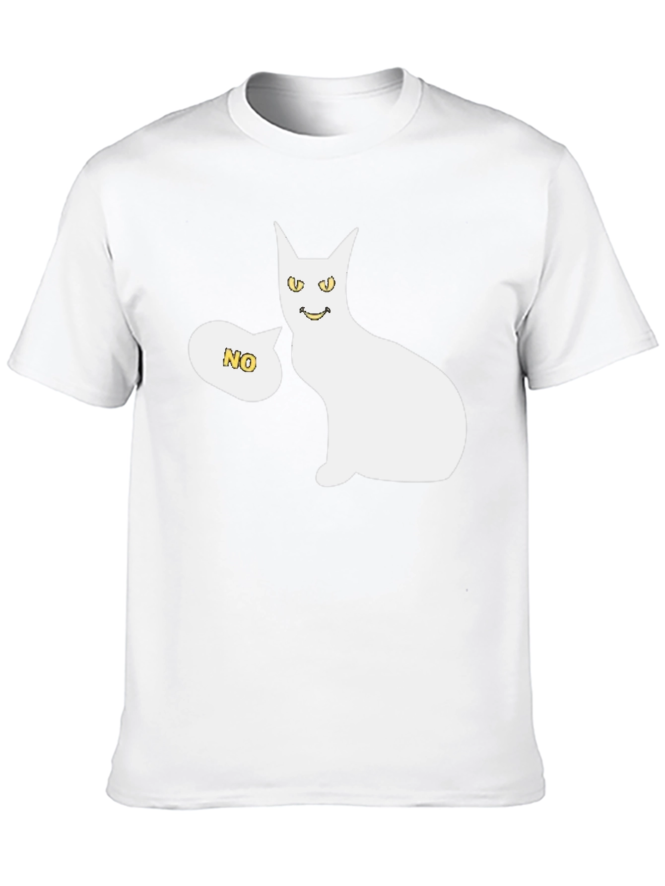 Funny Cat Graphic T-Shirt - Unisex Black Tee